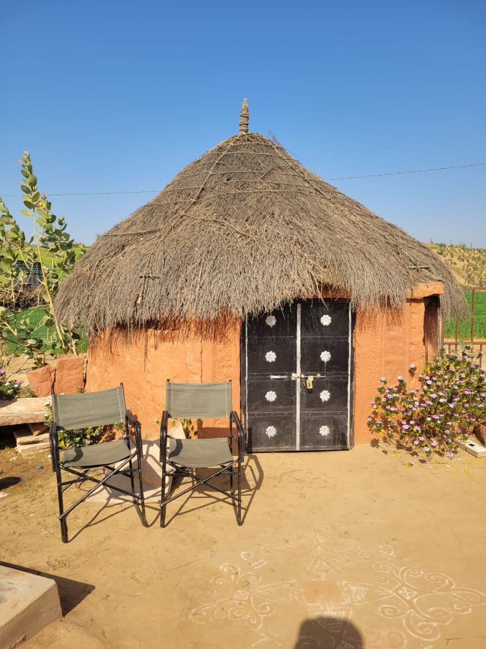 huts in homestay in Osian desert