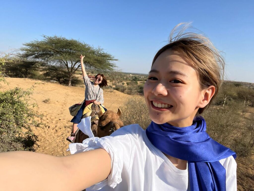 camel ride in osian homestay