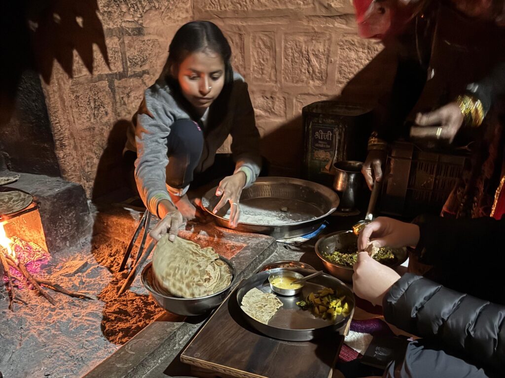 cooking class on homestay osian
